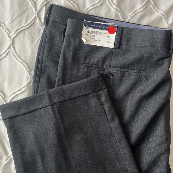 Tommy Hilfiger Mens Cuffed Dress pant - Picture 3 of 3